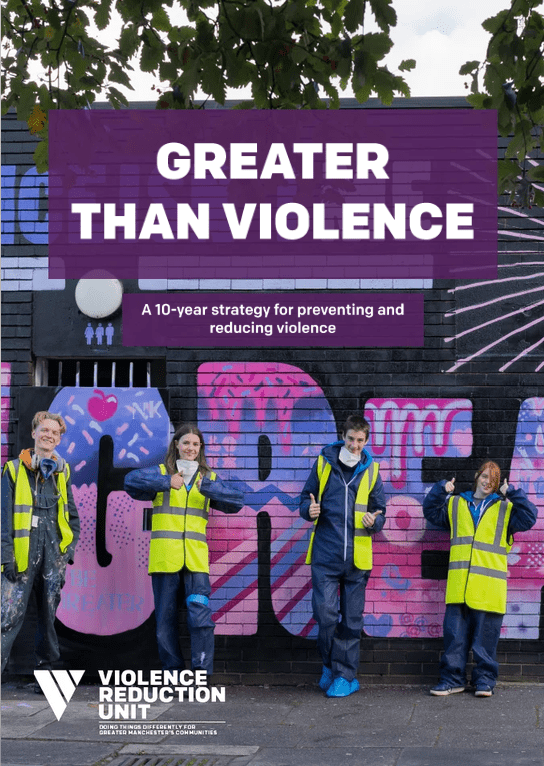 A screenshot of the Greater Than Violence Strategy