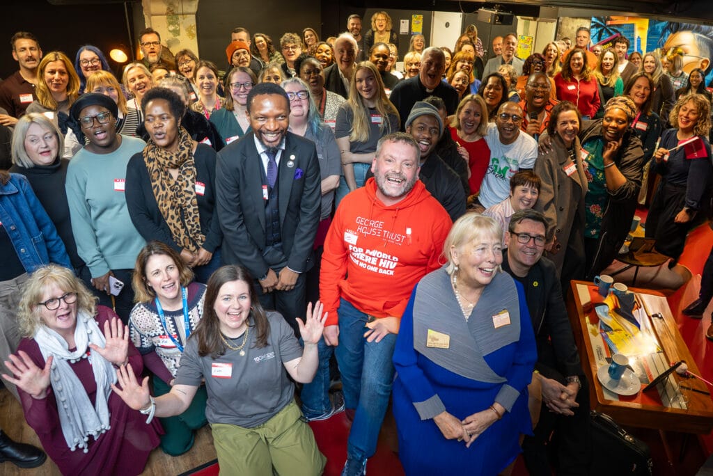 A photo of all the participants at the Spaces of Hope launch event